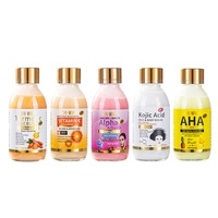 Solution Originale AHA Arbutine Vitamine C pour Essence 125ml – Hydratant Visage Femme au Curcuma et Lait pour une Peau Éclatante