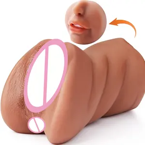 Giocattolo maschile giocattoli Vagina masturbatore tazza masturbazione figa realistica per uomo aereo uomo coppe Amazon migliore vendita e sesso maschile