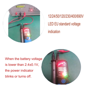 HP-38A Tester Pen kỹ thuật số LCD hiển thị AC/DC Non-Contact Auto-Range Điện áp Tester với giai đoạn xoay liên tục kiểm tra <span class=keywords><strong>Detector</strong></span> - Product Image 5