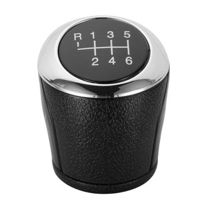 Pomo de palanca de cambios de coche, cuero negro, 5 velocidades, 6 velocidades, ergonómico, para Chevrolet Sonic Cruze - Product Image 4