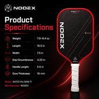 Nouvelle conception NXT01 Ti, raquette de pickleball USAPA de haute qualité, personnalisée en usine, en fibre de carbone et titane T700 thermoformée
