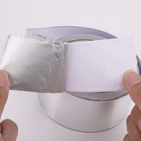 Ruban adhésif en aluminium pur pour CVC, ignifuge, pour réparation et protection des conduits, avec support en papier de protection