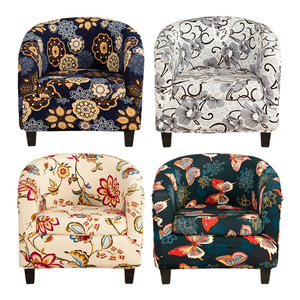 Housse de protection exclusive en polyester tout compris Baignoire semi-circulaire Jacquard Single <span class=keywords><strong>Club</strong></span> Chair Sofa Slipcover Terylene - Product Image 2