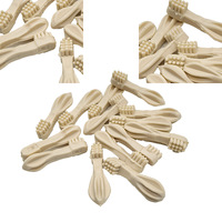 Friandises pour chiens en forme de brosse, saveur lait, à base d'amidon de maïs, pour un nettoyage dentaire en profondeur, la santé de la peau et du pelage, sans céréales, riches en protéines