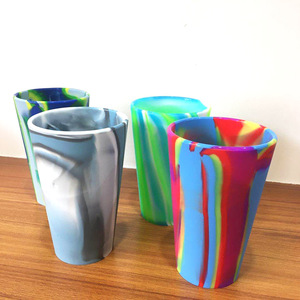 Silicone Water <b>Cup</b> 480ml <b>Large</b> Capacity Travel Use Custom Colors Unisex - Product Image 2