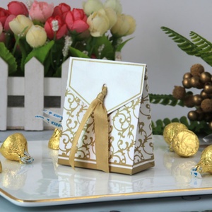 European-Style Silver Candy <b>Box</b> New Personality Creative Golden Age <b>Wedding</b> <b>Gift</b> Recyclable Solid Triangle Features Glossy Matt - Product Image 6