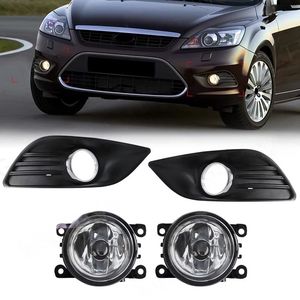 Pair Front Bumper LED Fog Light DRL Daytime Running Light for  VW Volkswagen Polo GTI 9N3 MK4 Facelift 2005-2010 Angel Eye Lamp - Product Image 1