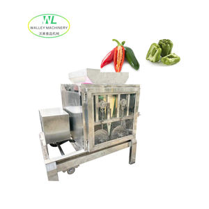 מכונת עיבוד מזון לחיתוך פלפל מקסיקני מסין עם מנוע ו-PLC להסרת גרעינים - Product Image 4