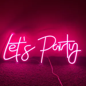 Let's Party Wholesale Custom 12V Led Neon Light Signs Decoration For Room Birthday Party Wedding Decoration