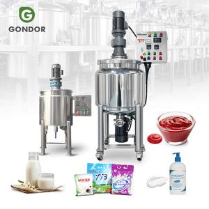 Vacuum Agitating Agitator 1000l 1500 Cosmetic Hair Care Product Liquid Soap Mixer Filling Mixing Tank Machine Drum - Product Image 1