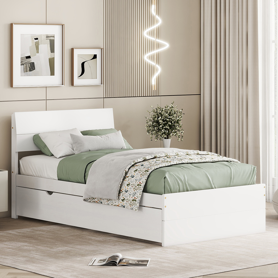 White + Washed White + Trundle