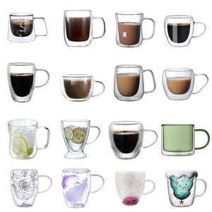 كوب زجاجي مزدوج الجدار نوردي صوفي/الطراز الحديث - Product Image 2