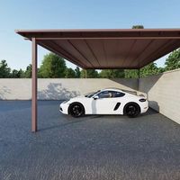Panneaux de toiture en aluminium ondulé Amas Sun Shade Great Wall pour abris de stationnement et carports