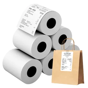 Groothandel Maat 54X70Mm Pos Papier Rollen Kassa Thermisch Papier Met Hoge Kwaliteit