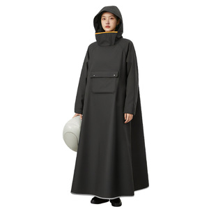 Poncho imperméable pour véhicule électrique, manches longues, épais, pour le cyclisme, les trajets quotidiens, les voyages, usage extérieur pour adultes - Product Image 1