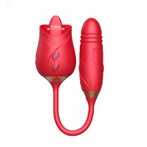 Bloem Schaduw Seksspeeltje Kut Anale Plug <span class=keywords><strong>Vagina</strong></span> Vibrerende Ei Likken Tong Rose Vibrators Met Tong Voor Vrouwen - Product Image 3