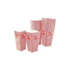 großhandel einweg-popcorn-box aus papier mikrowellen-popcorn lebensmittelverpackungsboxen