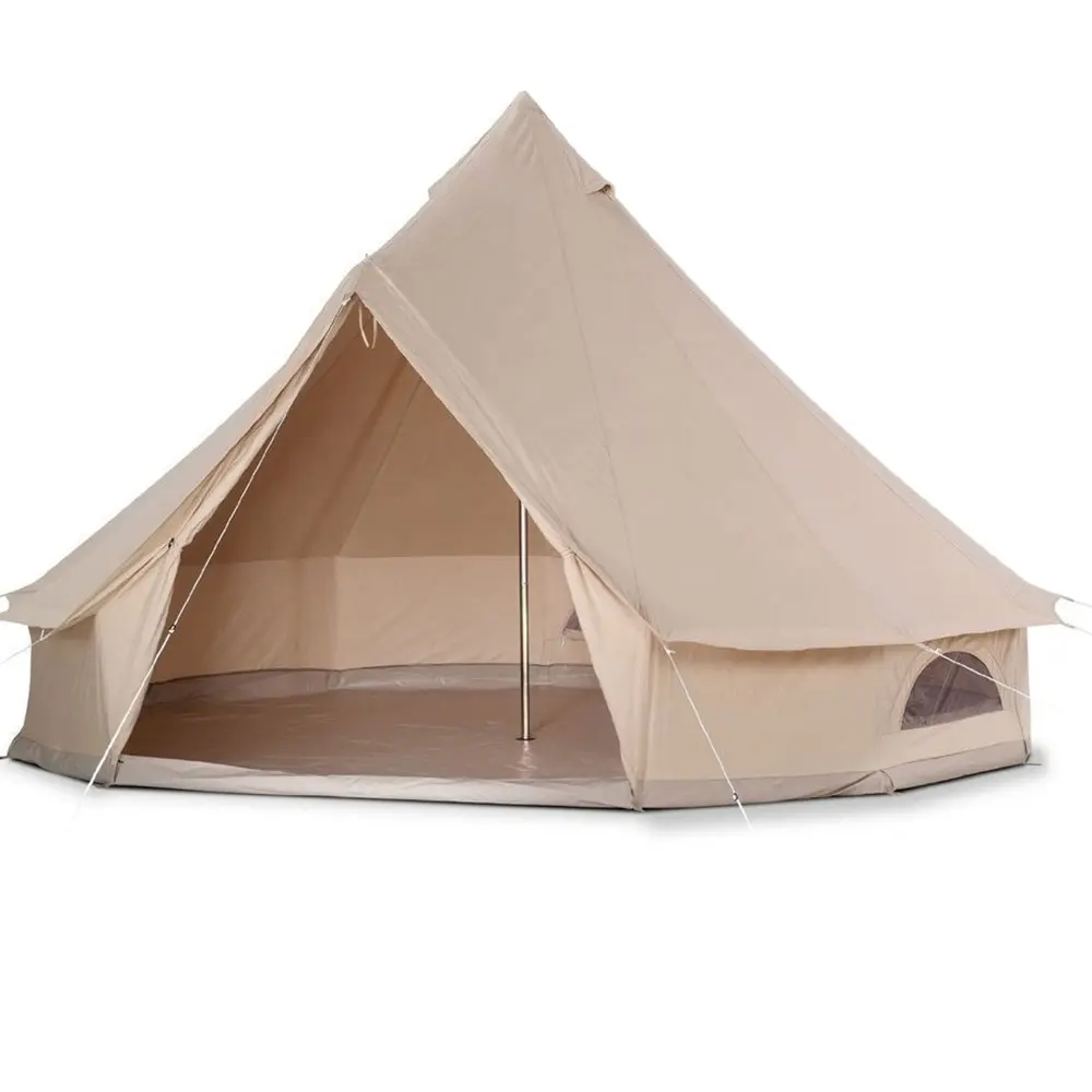 Tente tipi en coton pour l'extérieur, imperméable, en toile, pagode de luxe, tente pour camping familial