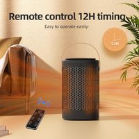 Petite tête de plancher verticale portable secouant la minuterie à distance PTC Space Air chauffage soufflant électrique chaud avec affichage pour chambre chaude d'hiver