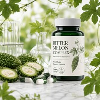 Kapsul Suplemen Herbal OEM ODM Dewasa dari Pare Pahit, Kayu Manis, dan Kromium untuk Mendukung Imunitas & Manajemen Energi