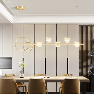 Lámpara Colgante Moderna Minimalista Estilo Noche Estrellada, Iluminación de Lujo para Restaurante, Recepción, Bar, Iluminación Nórdica, Lámpara de Araña - Product Image 3