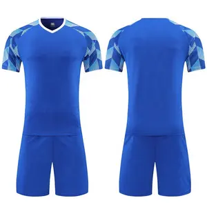 Custom Men Soccer Jersey Set OEM Model Soccer Wear Soccer Tracksuit Jersey Football Team Wear