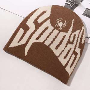 Autumn <b>Winter</b> Wholesale New Men's Women's Designer Woolen Beanies 3D Embroidery Reversible Warm Hat for Beach & Business Use - Product Image 3