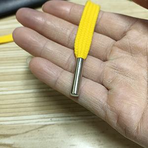 Cordones para Sudadera con Capucha de Algodón 100% de Alta Calidad Personalizados, con Aglets y Cordones Planos Trenzados de Algodón 100% con Metal Grabado, Forma Plana Aceptable - Product Image 5