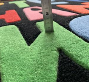 Personalizzato Cricut faccina moderna soggiorno commerciale uso domestico 100% lana acrilica viscosa di seta di bambù <span class=keywords><strong>tappeto</strong></span> trapuntato a mano - Product Image 4