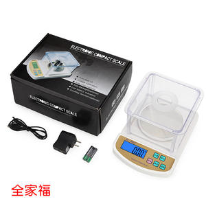 Báscula de Joyería Recargable Cxo 358a, 500g, Precisión de 0.01g, con Tapa, Pantalla LCD, Báscula Electrónica Compacta para Oro y Hierbas - Product Image 1