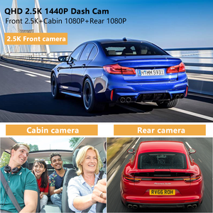 3 Kênh Dash Cam 4K Với 5G Wifi GPS Wifi Dashcam Phía Trước Và Bên Trong Phía Sau Xe Dvr Tầm Nhìn Ban Đêm Bãi Đậu Xe Màn Hình Xe Blackbox ZD83 - Product Image 3