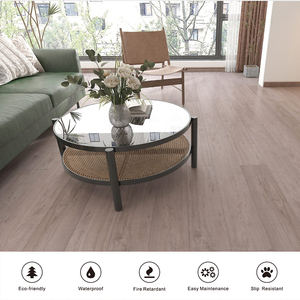 Personalizable 15mm respetuoso con el medio ambiente vinilo laminado Hospital antibacteriano tablón ancho clic bloqueo interior escuela apartamento sala de estar - Product Image 3