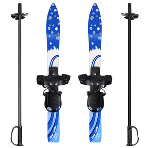 Tabla de esquí doble <span class=keywords><strong>Junior</strong></span> con palo de nieve Snowboard de plástico para niños para invierno Deportes de ocio al aire libre al por mayor - Product Image 6
