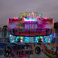 Manège Tagada Disco sur remorque pour parcs d'attractions à vendre