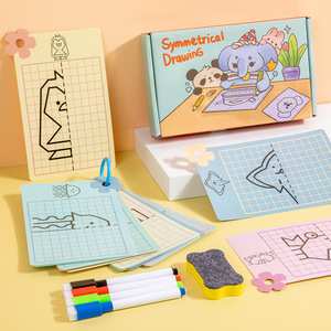 Set di Giocattoli Educativi per la Prima Infanzia, Libro di Carta Magica Cancellabile con Scanalature per il Controllo della Penna, per Bambini 3-6 Anni - Product Image 2