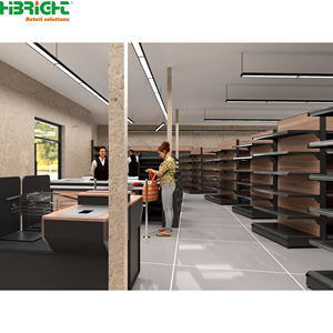 Estantes Modernos para Supermercados, Estante de Exhibición Montado en la Pared, Unidad de Estanterías para Tiendas de Abarrotes y Tiendas de Conveniencia - Product Image 6