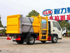 Camion benne latérale Foton Diesel Mini 4X2 6CBM Euro 6 pour la collecte des déchets résidentiels et municipaux, avec boîte de vitesses et moteur, direct usine - Product Image 5