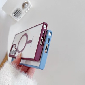 Vente chaude Support Sans Fil Charge Téléphone étui de luxe Magnétique Métal Antichoc Téléphone étui pour <span class=keywords><strong>Samsung</strong></span> <span class=keywords><strong>S23</strong></span> <span class=keywords><strong>Plus</strong></span> S24 Ultra S25 - Product Image 3