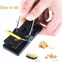 Plastique ABS ressort jaune barre 6pack souris rat robinet souris tueur rongeurs contrôle pour intérieur et extérieur
