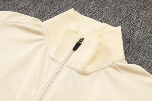 Combinaison d'entraînement rétro à manches courtes avec fermeture éclair intégrale, séchage rapide, automne-hiver, 24/25, uniforme de compétition des clubs européens de Paris, vêtements de football - Product Image 3