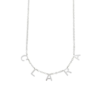 Collar con Colgante de Cadena de Eslabones de Acero Inoxidable Chapado en Oro de 18K con Nombre Personalizado, Certificado CE, para Uso Diario