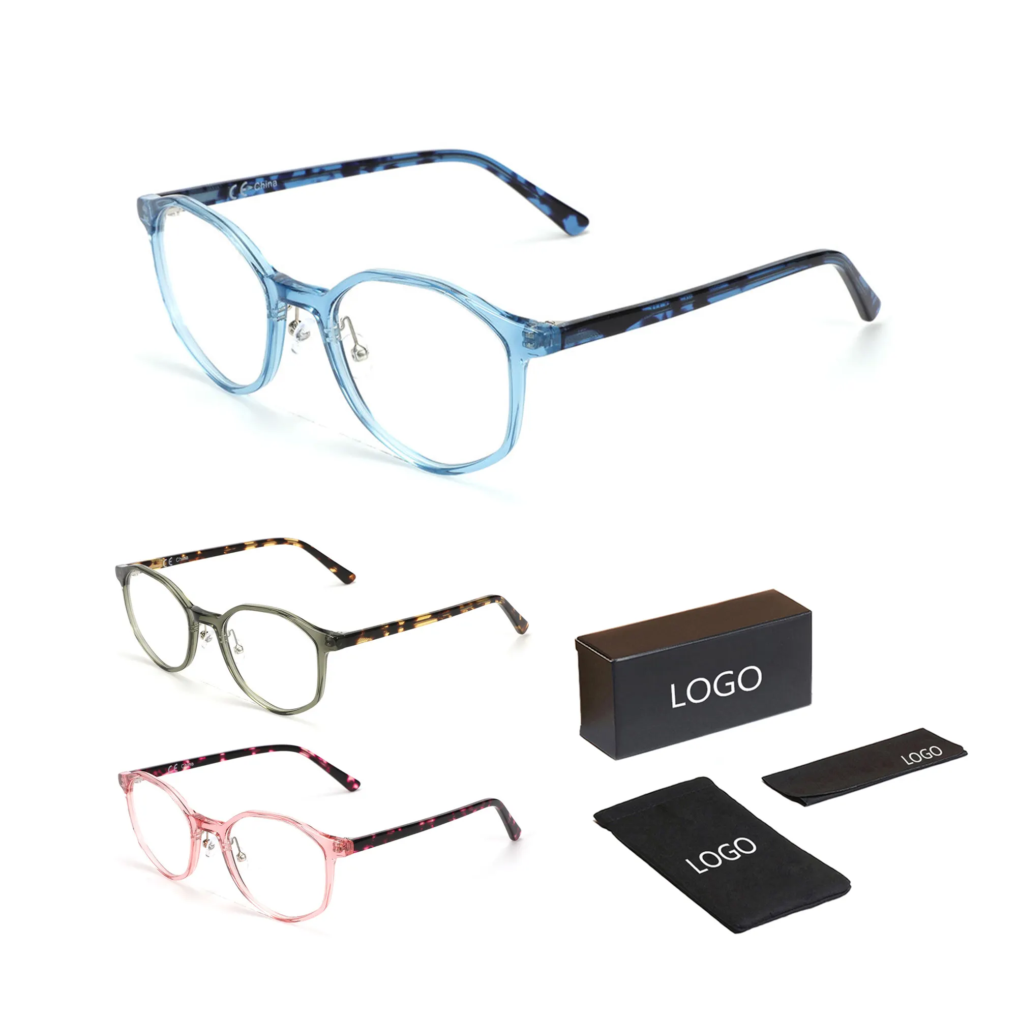 2023 New anti blue light blocking eyeglass frame models italy design vintage acetate optical eyeglasses frames
