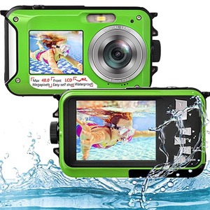 กล้องใต้น้ำ XHX 48MP 2.7K กันน้ำ หน้าจอคู่ กล้องดิจิตอลสำหรับดำน้ำตื้น - Product Image 3