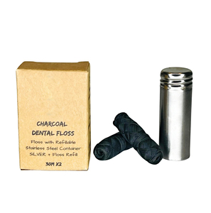 Di alta qualità menta mais filo interdentale eco friendly <span class=keywords><strong>per</strong></span> la cura orale in acciaio inox bottiglia di filo interdentale dispenser filo interdentale - Product Image 1