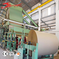 Mesin Pembuat Kertas Bergelombang Otomatis 1575mm Lini Produksi Pulp Daur Ulang Kertas Bekas untuk Kertas Dasar Bergelombang