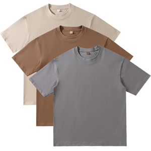 Camiseta unisex extragrande para hombre y mujer, 260 g/m², algodón premium, camiseta personalizada OEM. - Product Image 1