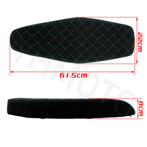 YHMOTO Motorcycle Rear Seat <b>Cushion</b> <b>Pad</b> Colorful Sutures Bench Sitzbank for Simson S50 S51 S70 Moped Motorrad Replacement Parts - Product Image 3
