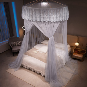 Đồ Nội Thất Phòng Ngủ Có Thể Gập Lại Lưới Chống Muỗi Vòng Tròn Rèm Hình Nón Giường Tán - Product Image 3