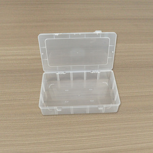 Transparent Plastic Storage <b>Box</b> Rectangle 27.6X16.5X5.6Cm Covered Jewelry Hardware Tool Organizer - Product Image 2