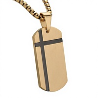 Collier avec pendentif carré en acier inoxydable, style classique, unisexe, cadeau de luxe léger pour un anniversaire